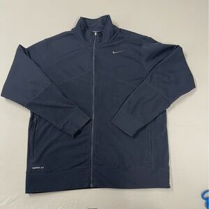 Nike Men’s Navy Therma Fit Fleece Jacket Size XL